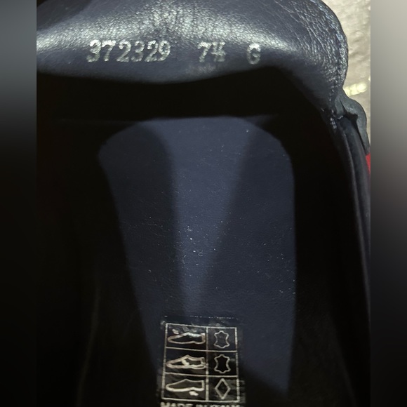 Gucci Men’s Guccissima loafers Blue size 8 - Picture 8 of 16